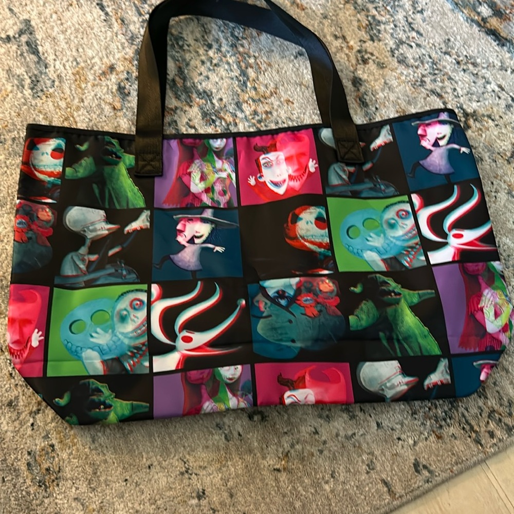 Disney’s brand new with tags on nightmare before Christmas tote 13 by 16 “ tote